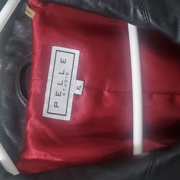 Pelle, black leather, women's XL, jacket - Picture 2 of 3